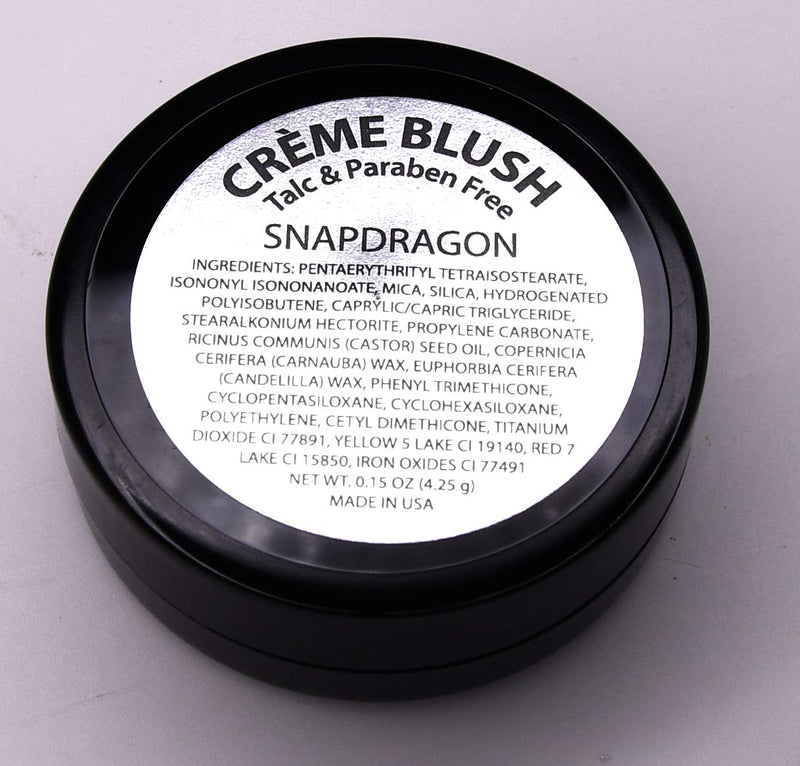 Pure Ziva Snapdragon Red Rouge Crimson Vegan Long Lasting Cream Blush Lightweight Breathable Feel Sheer to Full Color Natural Look Dewy Finish Face Makeup Talc & Paraben Free No Animal Testing Pure Ziva