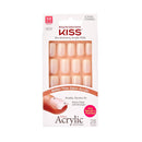 KISS Salon Acrylic Natural Nails 28pc Euphoria KSAN02 KISS