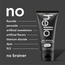 hello Epic Whitening Charcoal Fluoride Free Toothpaste, Activated Charcoal Toothpaste with Coconut Oil, Whitens Teeth Naturally, SLS Free, Fresh Mint, 3 Pack, 4.0 Oz Tubes Infinity Warehouse