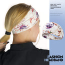 Headbands for Women, Bohemian Style Yoga Elastic Headwraps Head Wrap Hair Band 8 Pack (Style 1) ZUOSIVNAT