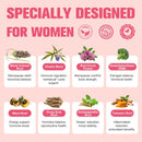 Complete Menopause Supplements for Women, 40-in-1 Hormone Balance for Women Night Sweats Relief*, Hot Flashes, w/Black Cohosh, Probiotics, DIM, Vitex, Dong Quai, Red Clover, 120 Capsules Infinity Warehouse