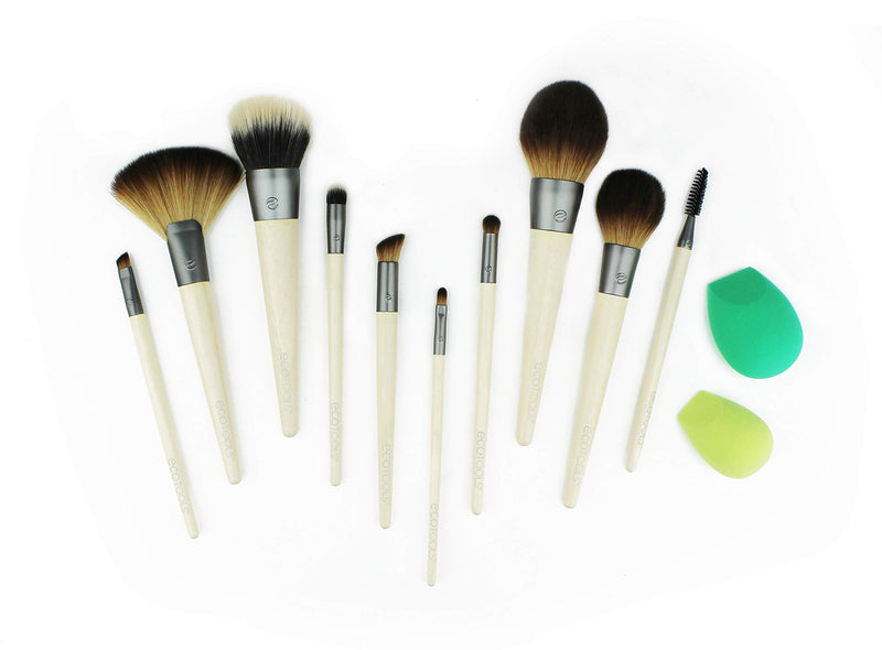 EcoTools Makeup Brush for Professional Finish, for Foundation and Pressed Powder EcoTools