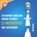 ARM & HAMMER Spinbrush PRO+ Deep Clean REFILLs– Spinbrush Battery Powered Toothbrush Removes 100% More Plaque- Soft Bristles -Two Replacement Heads Arm & Hammer
