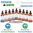 Vitamin C Serum For Face Aloe Vera & Fruit Extracts Acne Spot Treatment Sun Spot Corrector For Face Under Eye Treatment Toner For Face Compare With Under Eye Cream Anti Aging Serum 2 oz Nova Lucia