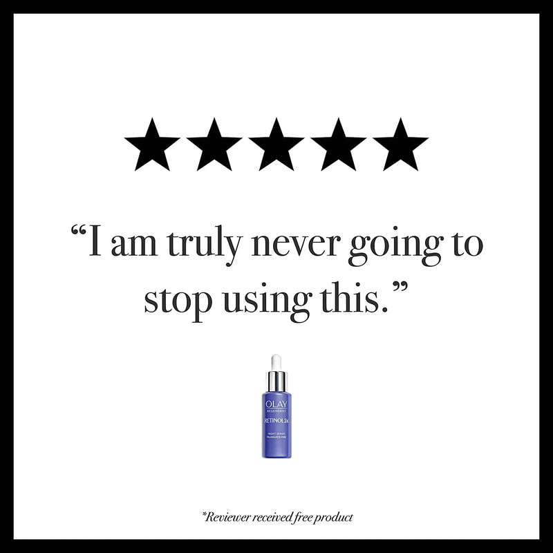 Olay Regenerist Retinol Face Serum, Retinol 24 Night Face Serum, 1.3oz + Whip Face Moisturizer Travel/Trial Gift Set Olay Store