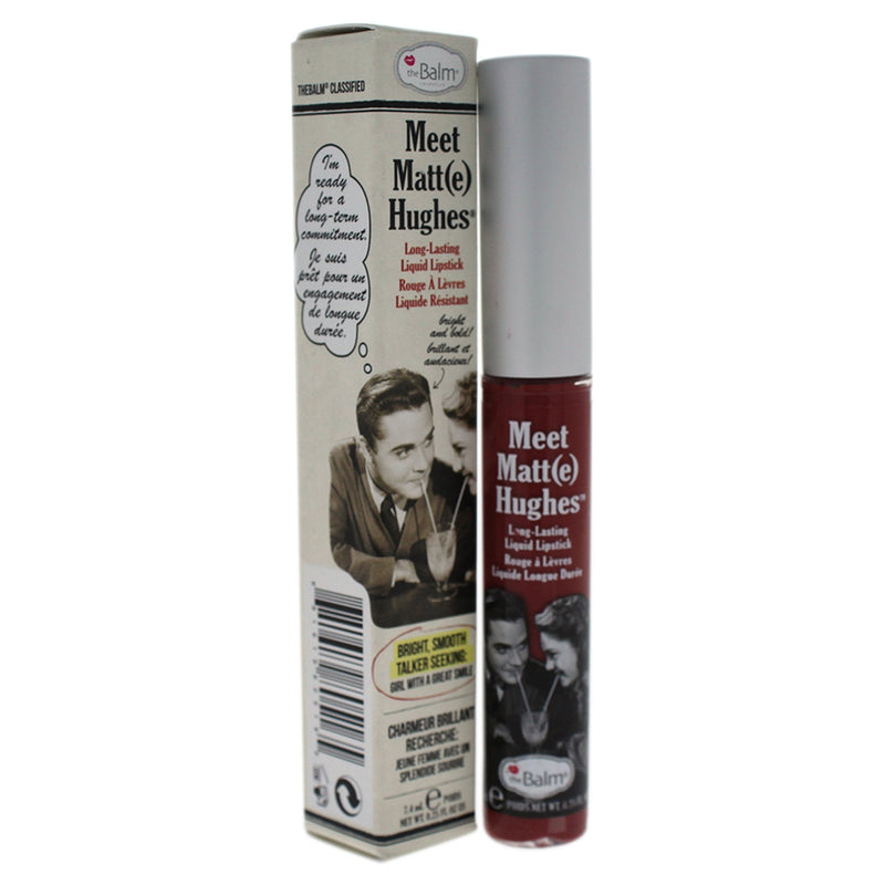 theBalm Meet Matt(e) Hughes Long Lasting Liquid Lipstick, 0.25 Fl Oz (Pack of 1) theBalm