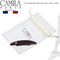 Camila Paris CP2624 French Hair Barrette Clip for Girls, Tortoise Shell, Rubberized Automatic Clasp Strong Hold Grip Hair Clips for Women, No Slip Styling Girls Hair Accessories, Made in France Camila