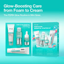 Anua Salmon DNA PDRN Glow Essential Starter Kit, Hyaluronic Acid Skincare Set, Glass Skin Routine with Firming & Hydrating Cleanser, Toner, Serum & Cream, Mini Travel Essentials, Korean Skincare Gift Infinity Warehouse