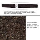 GEX Beauty Flexible Velvet Wig Grip Scarf Head Hair Band Wig Band Adjustable Fastern (Dark Brown) gexworldwide