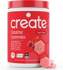 Create Creatine Monohydrate Gummies for Men & Women, Boost Focus, Strength, and Endurance, Anti-Melting Formula, Vegan, Gluten-Free, Non-GMO, 1.5g of Creatine per Gummy (Orange) Infinity Warehouse