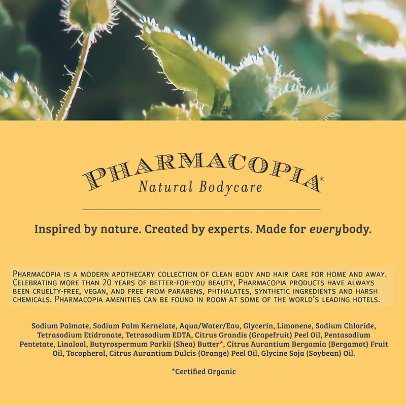 Pharmacopia Citrus Body Bar – Aromatherapy Body Soap with Natural & Organic Ingredients – Vegan Wash Bar for Men & Women, 4.4oz, Pack of 3 Infinity Warehouse