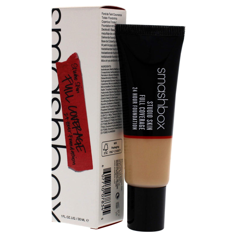 Smashbox Studio Skin 24 Hour Full Coverage Foundation - 1.1 Fair-Ligh Women Foundation I0110415 1 Fl Oz (Pack of 1) Smashbox