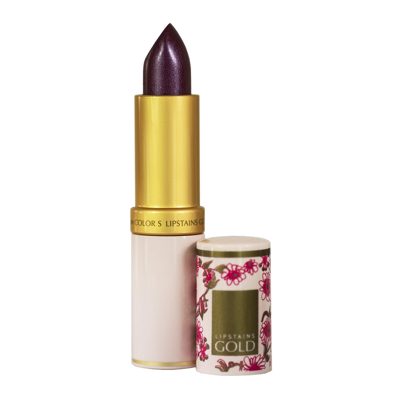 Lipstains Gold All-In-One Lipstick - Super Rich Conditioning Ingredients, Amazing Staying Power, Smudge Proof and a Diverse Color Range - From the UK (Plum) Lipstains Gold
