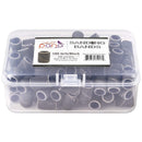 PANA 100 Pieces Nail Sanding Bands Professional Nail Manicure Great Fit for Nail Drill Bits for Acrylic Nails (180 Grit, Black) PANA