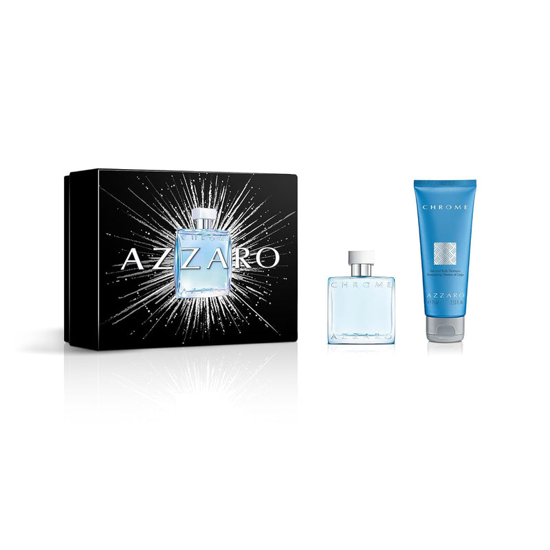 Azzaro Chrome Eau de Toilette - Fresh Aquatic Mens Cologne - Citrus, Woody, Musky Fragrance -Fresh Notes of Bergamot - Everyday Wear - Classic Summer Beach Scent - Luxury Perfumes for Men Infinity Warehouse