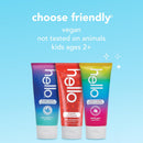 Hello Kids Fluoride Toothpaste Variety Pack, Includes a Strawberry Toothpaste, Unicorn Bubble Gum Toothpaste, and Blue Raspberry Toothpaste, Safe for Ages 2 and Up, 12 Pack, 4.2 Oz Each Infinity Warehouse