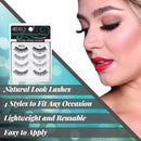 Ardell "Best of" Natural Variety Pack of False Eyelashes, 4 Pairs of Natural Fake Eyelashes Ardell