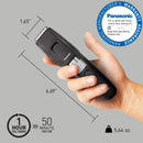 Panasonic Long Beard Trimmer for Men, 58 Length Settings and 4 Attachments for Cutting and Detailing, Cordless or Corded Operation – ER-GB96-K (Black) Panasonic