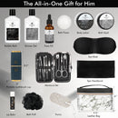 Bath Gift Basket for Men and Women, 23pcs Charcoal Luxury Home Spa Kit for Father and Mother Spa Kit in Cosmetics Bag Father's Day Birthday Gift for Christmas from RA ROSA ACCA