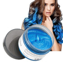 MOFAJANG Hair Coloring Dye Wax Styling Cream Mud, Natural Hairstyle Cream Wash out easily, Temporary Hair Dye Wax for Party, Cosplay & Halloween, Nightclub, 4.23 oz (Blue) Jakuva Store