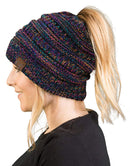 Funky Junque Ponytail Beanie & Ponytail Headwrap - Kaleidoscope Funky Junque