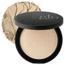 Glo Skin Beauty Pressed Base Powder Foundation Makeup (Natural Medium) - Flawless Coverage for a Radiant Natural, Second-Skin Finish Infinity Warehouse