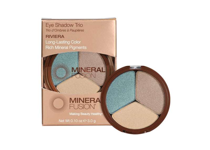 Mineral Fusion Eye Shadow Trio 0.10 oz Packaging May Vary, Riviera, 0.0625 Ounce Mineral Fusion