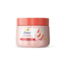 Dove White Peaches & Crushed Rice Body Scrub Exfoliates and Deeply Nourishes for Smooth, Radiant Skin 15oz Infinity Warehouse