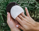 Luxury Bamboo Reusable Makeup Remover Pads, NYC, USA Brand (14 Pack), Four Layer Face Pads with Pocket - White and Grey Reusable Bamboo Face Pads - Eco-Conscious Makeup Remover Pads - Includes Mesh Washing Bag TAYVADA Store
