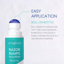 Evagloss Razor Bumps Solution- After Shave Repair Serum for Ingrown and Burns, Dark Spot Corrector Skin Lightening, Roll-On for Men and Women -100g Evagloss