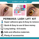 PERMANIA lash Lift Sachet Kit,Eyelash Perm Kit, Fast Lash Lifting 5 Minutes DIY At Home With Strong Glue Disposable Sachet Professional Lash Perming Kit Last 8 Weeks PERMANIA