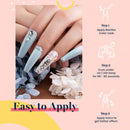Beetles Gel Nail Polish Set- Summer Splish Splash Collection 6 Colors Bule Nail Gel Polish Kit Soak Off UV LED Lamp Gel Nail Kit Nail Art Manicure Salon DIY at Home beetles Gel Polish
