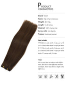 Yamel Remy Clip in Hair Extensions Human Hair 7Pcs 16 Clips Real Human Hair Extensions Clip Yamel