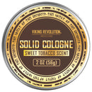 Viking Revolution Sweet Tobacco Mens Solid Cologne Men 2 Oz - Men Solid Perfume Cologne for Men - Balm Cologne for Mens Cologne Balm Travel Cologne Wax (1 pack, Sweet Tobacco) Infinity Warehouse
