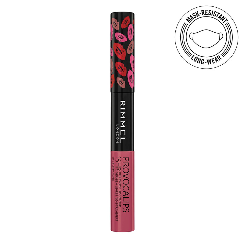 Rimmel Provocalips 16hr Kiss Proof Lip Colour, Flirty Fling (1 Count) Rimmel