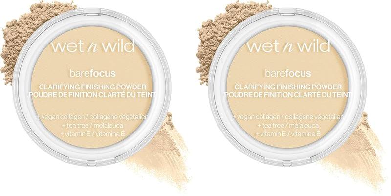 wet n wild Bare Focus Clarifying Finishing Powder | Matte | Pressed Setting Powder Translucent Infinity Warehouse