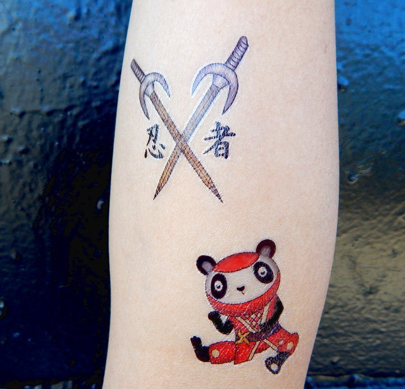 Premium Ninja Tattoos, Karate Party Favors, Temporary Tattoo PremiumTT temporary tattoos