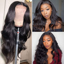 FLYBAO Lace Closure Wigs Body Wave Human Hair Wigs Lace Front Wigs Human Hair For Women Long Lace Wigs With Baby Hair Pre Plucked Natural Hairline FLYBAO