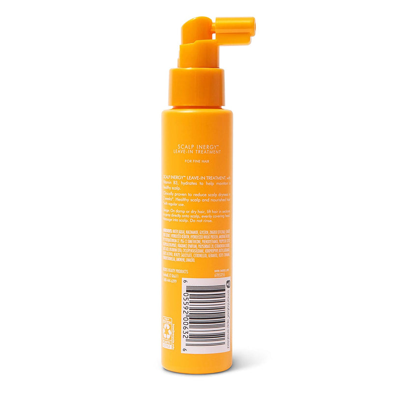 Nexxus Scalp Inergy Leave-in Conditioner For Damaged Hair, Deep Conditioner, Paraben-Free 3.3 oz, 6 Pack Nexxus