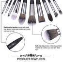BS-MALL Makeup Brush Set 16pcs Makeup Brushes Premium Synthetic Bristles Powder Foundation Blush Contour Concealers Lip Eyeshadow Brushes Kit BS-MALL Store