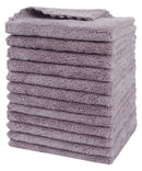 SUNLAND Microfiber Face Makeup Remover Cloth Reusable Facial Cleansing Towel Ultra Soft Face Washcloth 11inchx 11inch (12pack, dpurple) SUNLAND Store