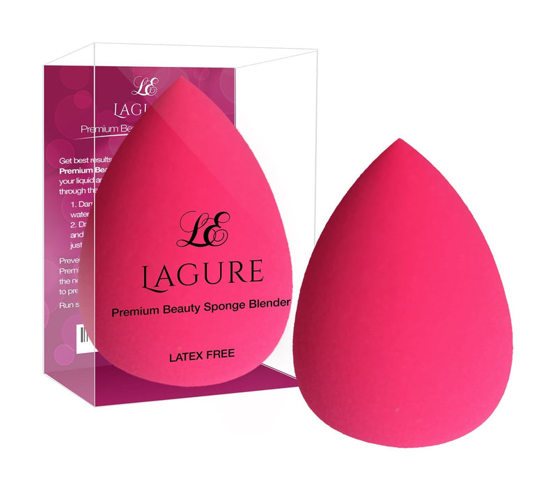 Beauty Sponge Makeup Blender - Latex Free Makeup Sponges for Most Flawless Powder, Cream or Liquid Application Lagure