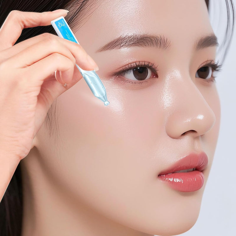 Salmon DNA PDRN Anti-Aging Serum, 5000ppm Salmon Egg DNA Ampoule, 2000ppm Collagen, Glutathione, Niacinamide & 6 Hyaluronic Acids, Korean Skincare for Wrinkles & Radiance,0.05 fl.oz x 30e Infinity Warehouse