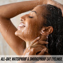 Liquid Eyeliner and Eyeliner Stamp - iMethod Waterproof Eye Makeup, Eye Liner & Winged Eyeliner Stamp, Perfect Cat Eye in Seconds, Long-Lasting, 2 Counts iMethod