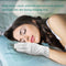 EvridWear 100% Cotton Touchscreen Moisturizing Beauty Gloves with Elastic Cuff, Natural Cosmetic Therapy Gloves for Eczema SPA Dry Hands Care Overnight (White, Large) 5 Pairs Evridwear