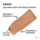 Urban Decay Stay Naked Weightless Liquid Foundation, 40WO - Buildable Coverage with No Caking - Matte Finish Lasts Up To 24 Hours - Waterproof & Sweatproof - 1.0 oz URBAN DECAY