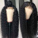 ALLRUN Curly Lace Front Human Hair Wigs Pre Plucked With Baby Hair 4x4 Lace Closure Curly Wigs Human Hair 150% Density Brazilian Curly Hair Wigs For Black Women(20 Inch) ALLRUN Store