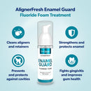 EverSmile AlignerFresh Enamel Guard Fluoride Foam – Aligner & Retainer Cleaner/Whitener with Enamel Protection – Strengthens, Protects & Whitens Teeth, Eliminates Bacteria – Fresh Mint, 1 Pack (50ml) Infinity Warehouse