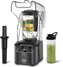 Commercial Quiet Blender, 2200 Watt Professional Countertop Blender with 80oz Pitcher, Built-in Pulse & 15-speeds Control, Smoothie Blender for Commercial and Home, K90 Red Infinity Warehouse