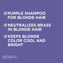 Redken Color Extend Blondage Color Depositing Purple Shampoo | For Blonde Hair | Neutralizes Brassy Tones In Blonde Hair | With Citric Acid | 1.7 Fl Oz REDKEN